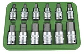 "Ključevi nasadni sa Imbus profilom 5-22 mm prihvat 1/2"" u koferu 12/1 JBM"